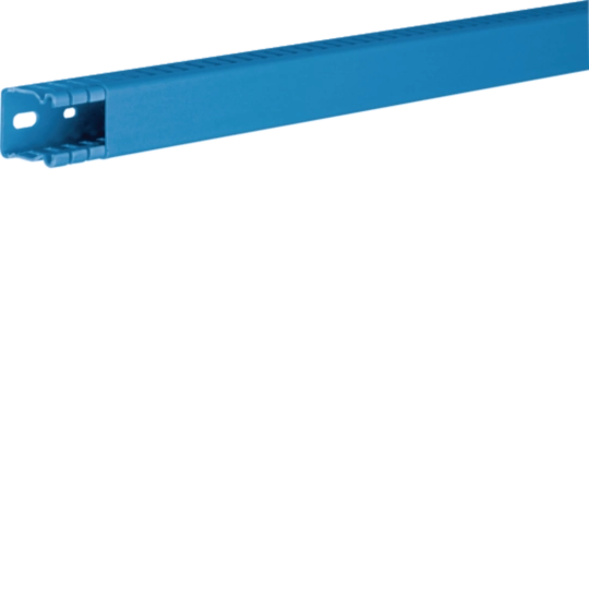 BA6300250BLAUB - BA6, bedradingskanaal + deksel 30x25mm, blauw