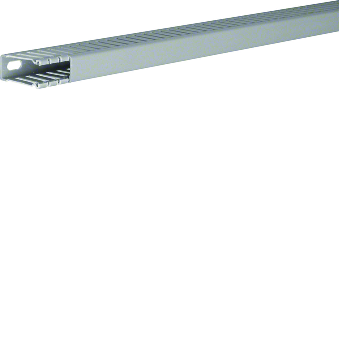 Perforált huzalozócsatorna 40mm x 15mm x 2000mm gránitszürke alap-perforált fedéllel BA6 Hager