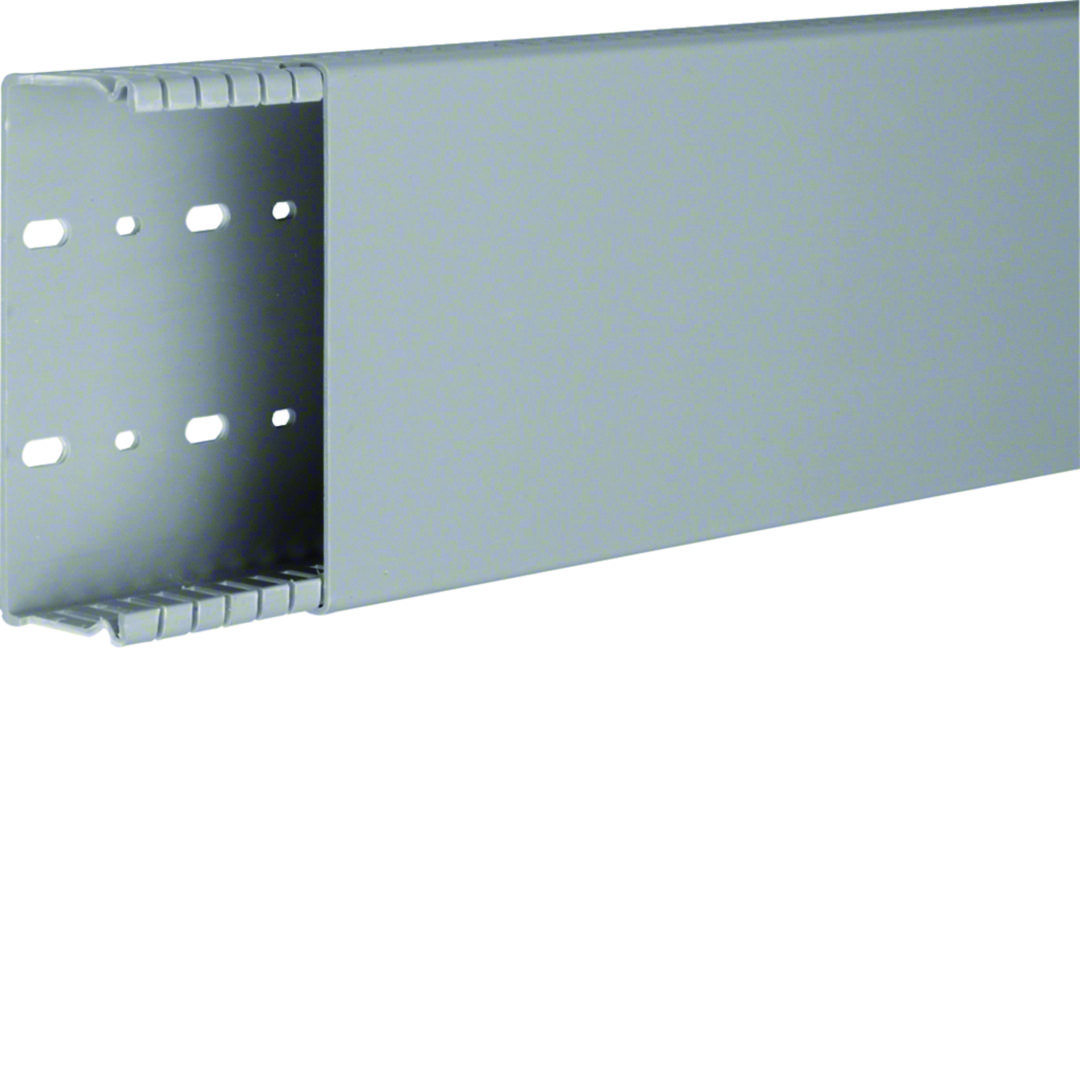 Perforált huzalozócsatorna 44mm 129mm x 2000mm gránitszürke alap-perforált 6mm fedéllel BA6 Hager