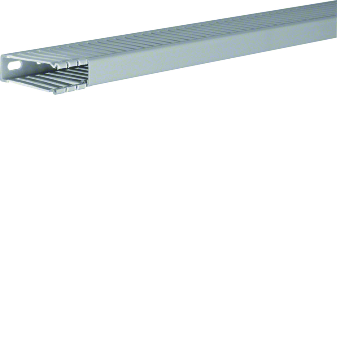 Perforált huzalozócsatorna 63mm 20mm x 2000mm gránitszürke alap-perforált 6mm fedéllel BA6 Hager
