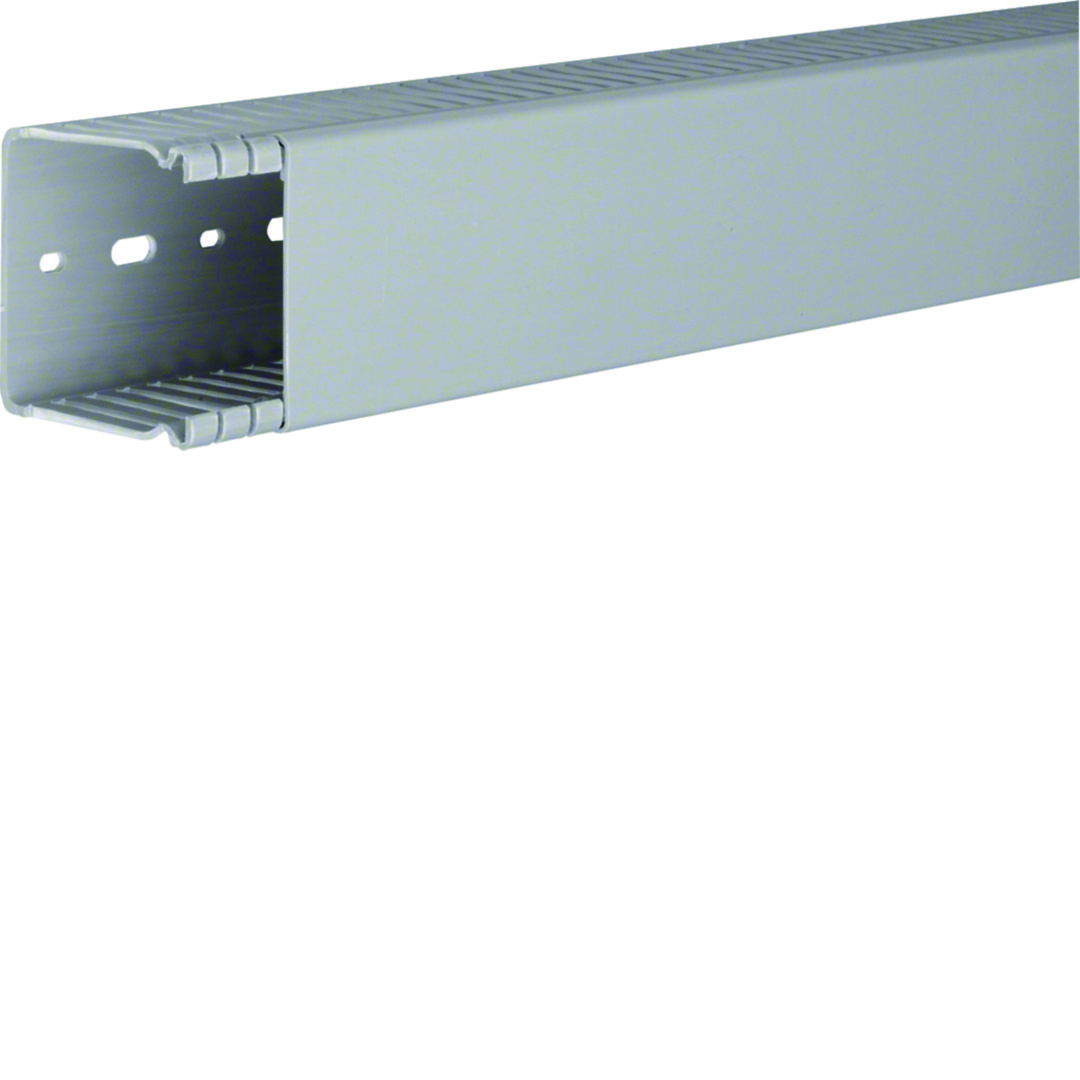 Perforált huzalozócsatorna 64mm 67mm x 2000mm gránitszürke alap-perforált 6mm fedéllel BA6 Hager