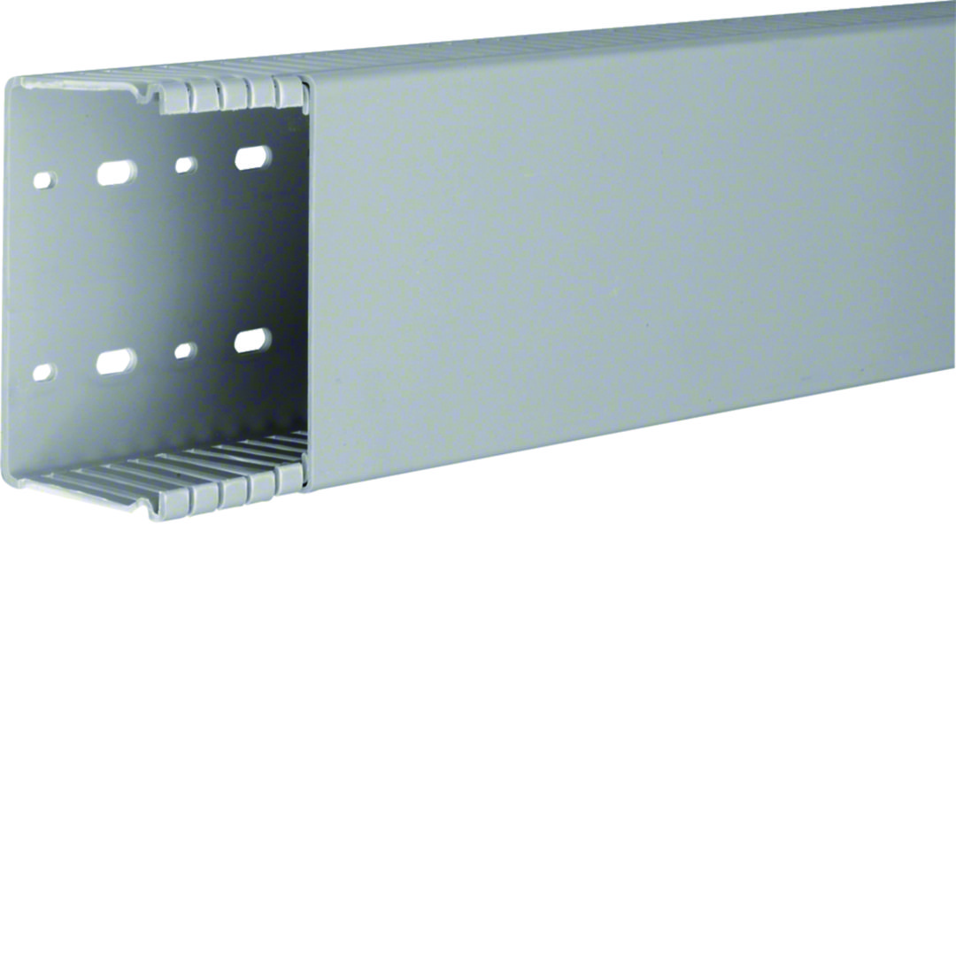 Perforált huzalozócsatorna 65mm 108mm x 2000mm gránitszürke alap-perforált 6mm fedéllel BA6 Hager
