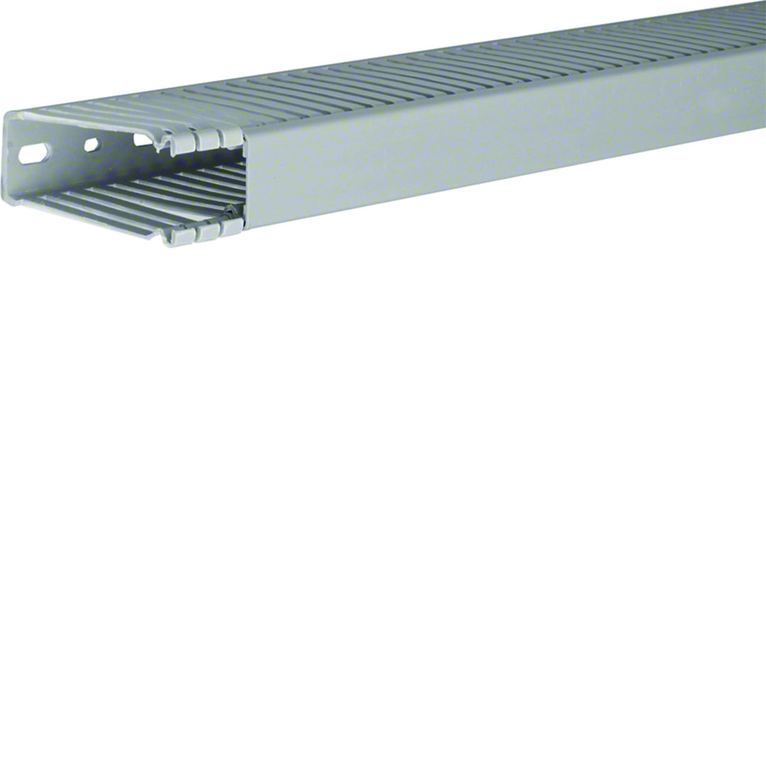 Perforált huzalozócsatorna 84mm 31mm x 2000mm gránitszürke alap-perforált 6mm fedéllel BA6 Hager
