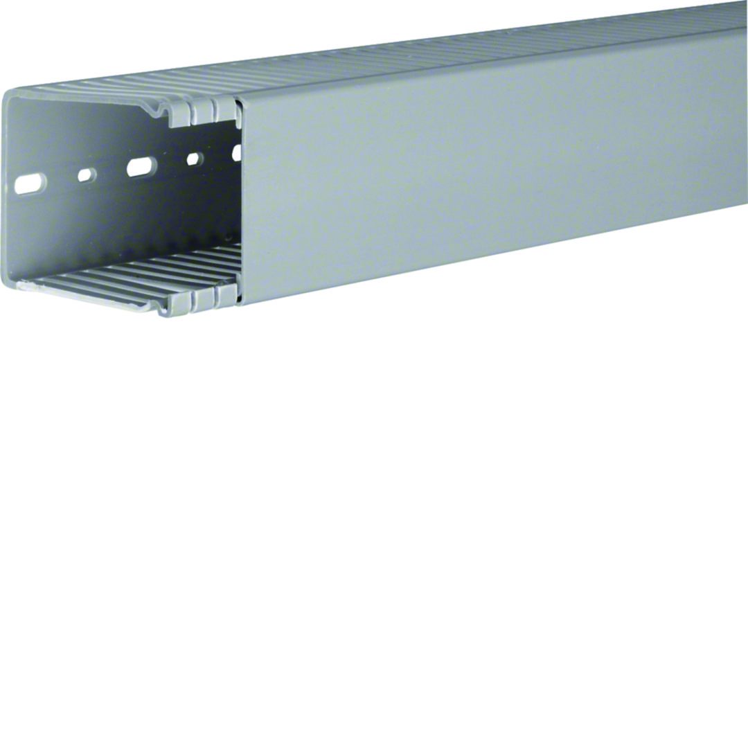 Perforált huzalozócsatorna 84mm 67mm x 2000mm gránitszürke alap-perforált 6mm fedéllel BA6 Hager