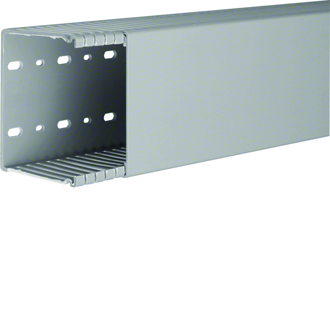 Perforált huzalozócsatorna 85mm 108mm x 2000mm gránitszürke alap-perforált 6mm fedéllel BA6 Hager