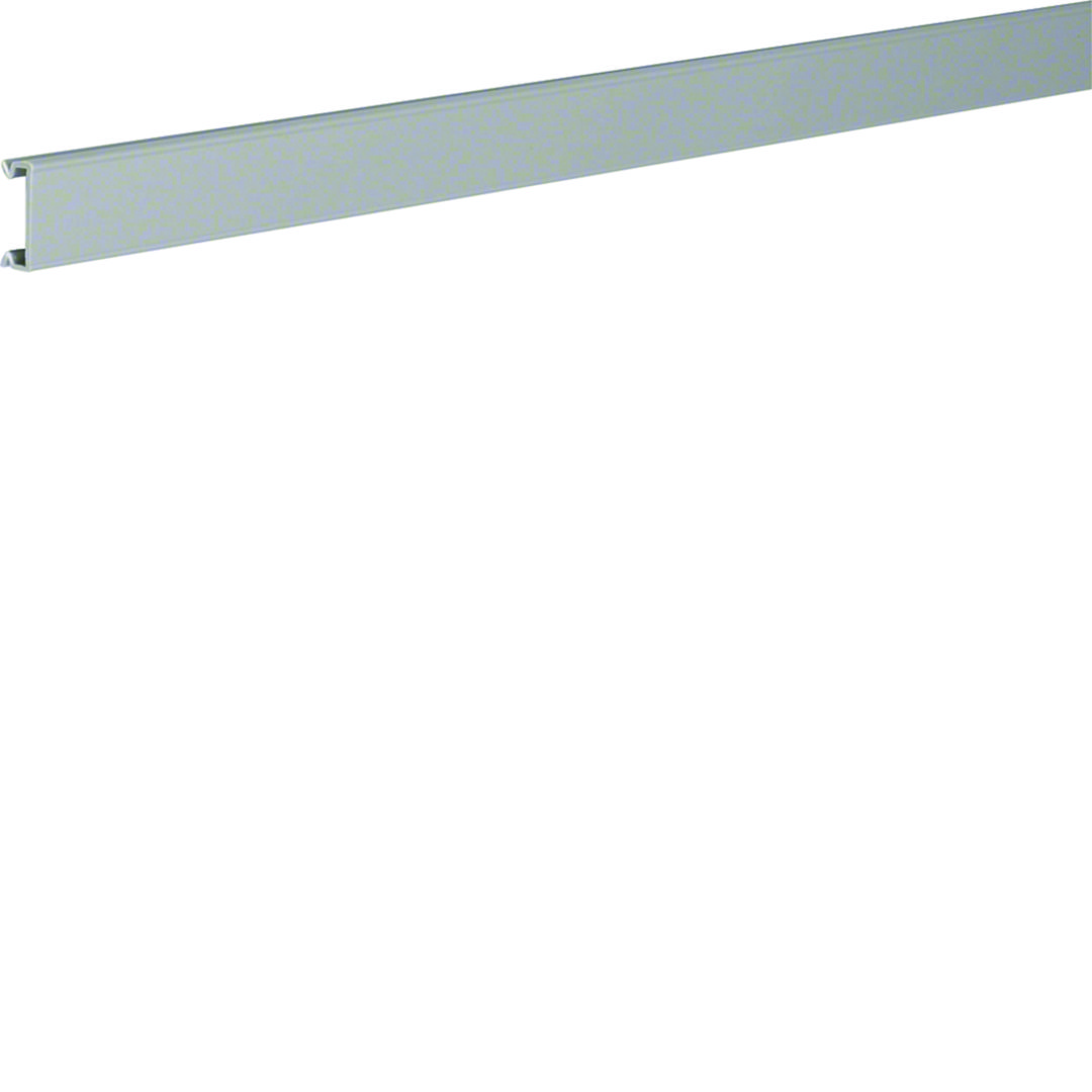 Perforált huzalozócsatorna fedél 25x25mm csatornához 25mm-sz 2000mm gránitszürke BA7 Hager