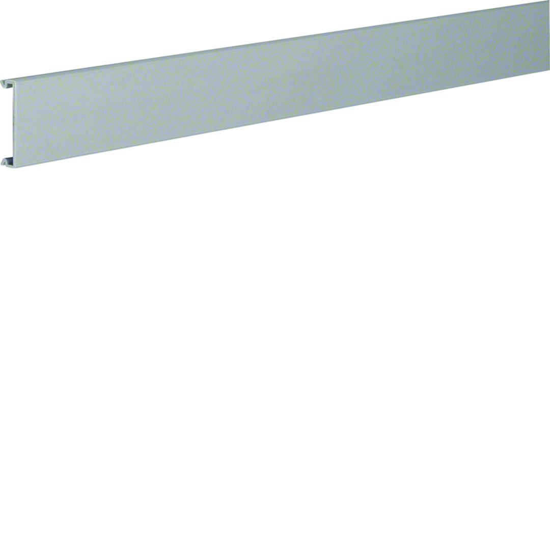 Perforált huzalozócsatorna fedél 25x40mm csatornához 40mm-sz 2000mm gránitszürke BA7 Hager