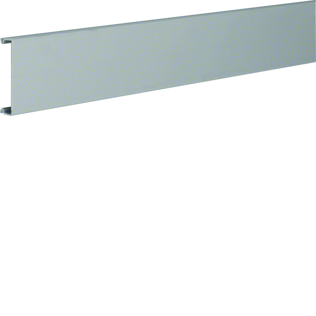Perforált huzalozócsatorna fedél 60mm magas csatornához 60mm-sz 2000mm gránitszürke BA7 Hager
