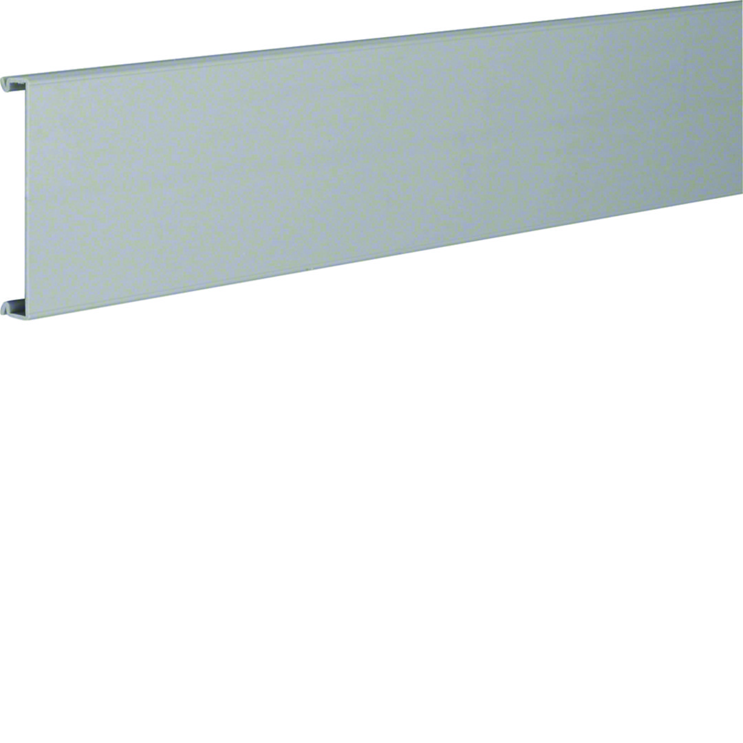 Perforált huzalozócsatorna fedél 80mm magas csatornához 80mm-sz 2000mm gránitszürke BA7 Hager