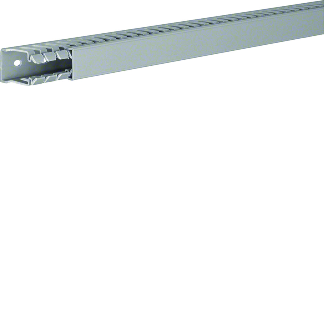 Perforált huzalozócsatorna 40mm 25mm x 2000mm gránitszürke alap-perforált 6.5mm BA7 Hager