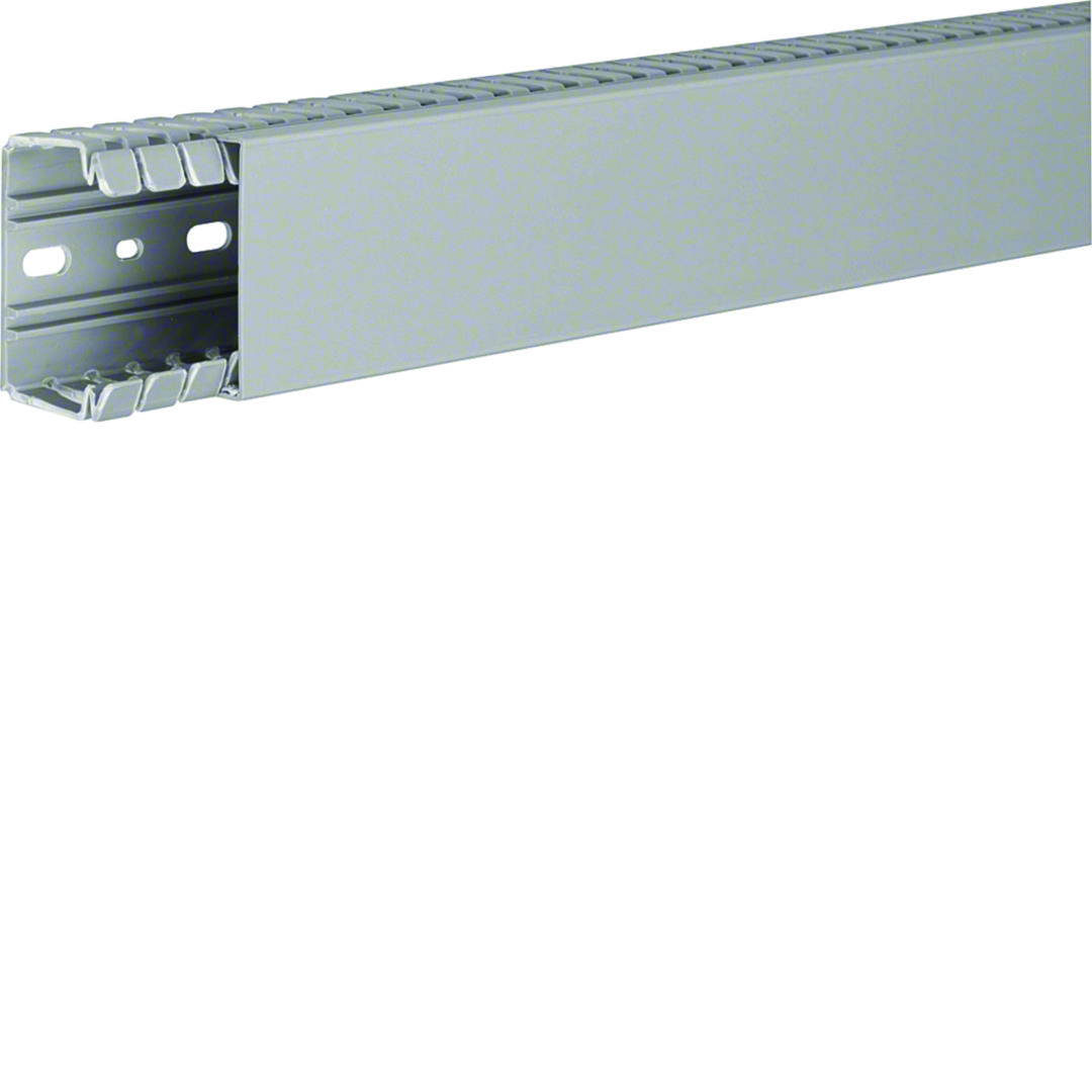 Perforált huzalozócsatorna 40mm 60mm x 2000mm gránitszürke alap-perforált 6.5mm BA7 Hager