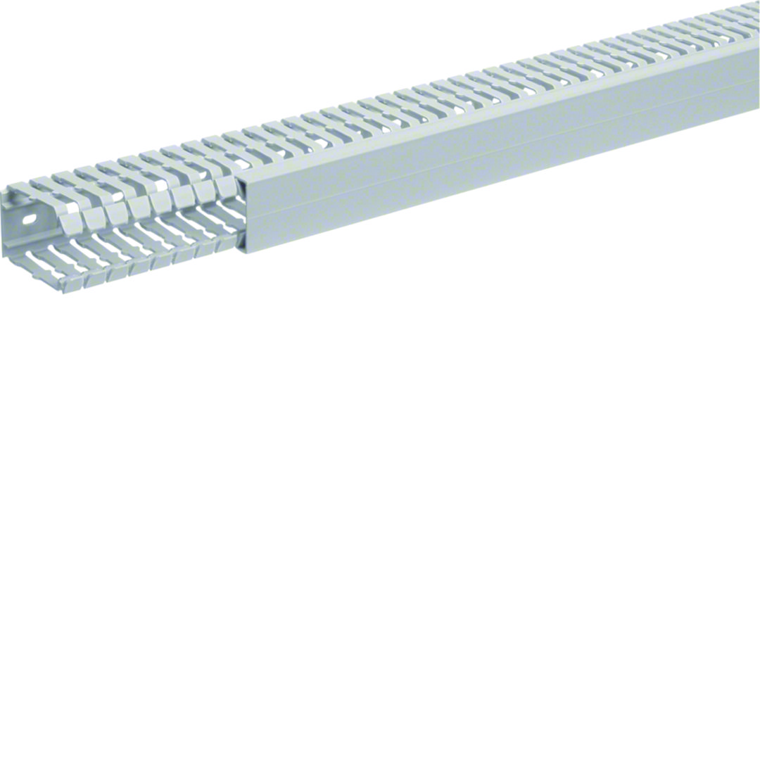 Perforált huzalozócsatorna 60mm 40mm x 2000mm gránitszürke alap-perforált 6.5mm BA7 Hager