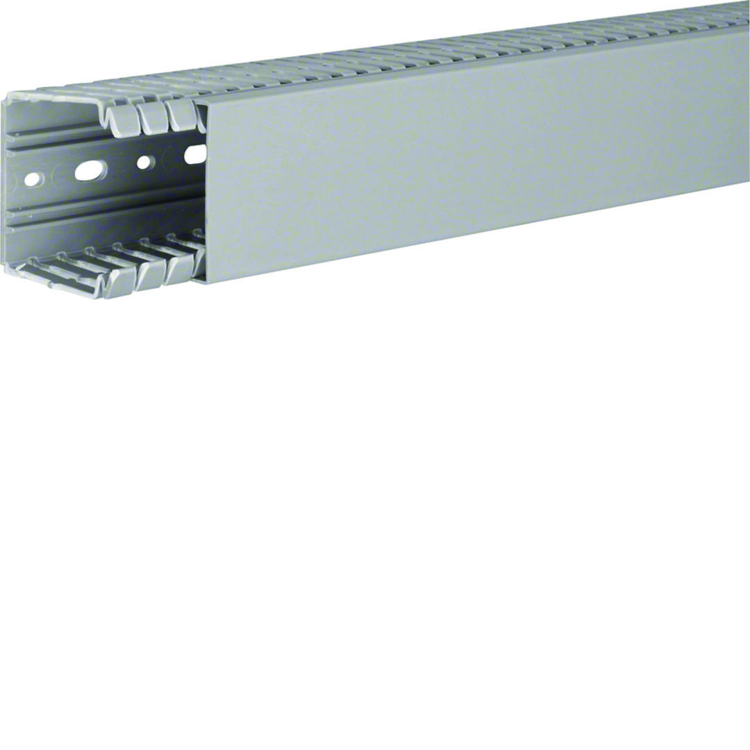 Perforált huzalozócsatorna 60mm 60mm x 2000mm gránitszürke alap-perforált 6.5mm BA7 Hager
