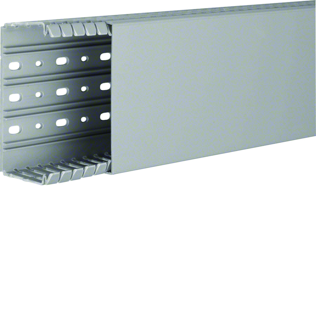 Perforált huzalozócsatorna 60mm 120mm x 2000mm gránitszürke alap-perforált 6.5mm BA7 Hager
