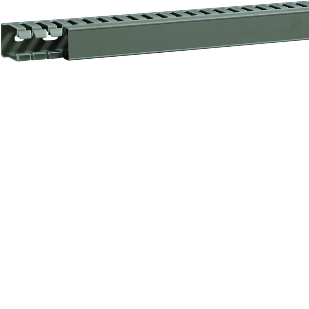 Perforált huzalozócsatorna 40mm 25mm x 2000mm gránitszürke alap-perforált 6.5mm BA7A Hager