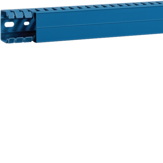 BA7A40040BL - Slotted panel trunking made of PVC BA7A 40x40mm blue