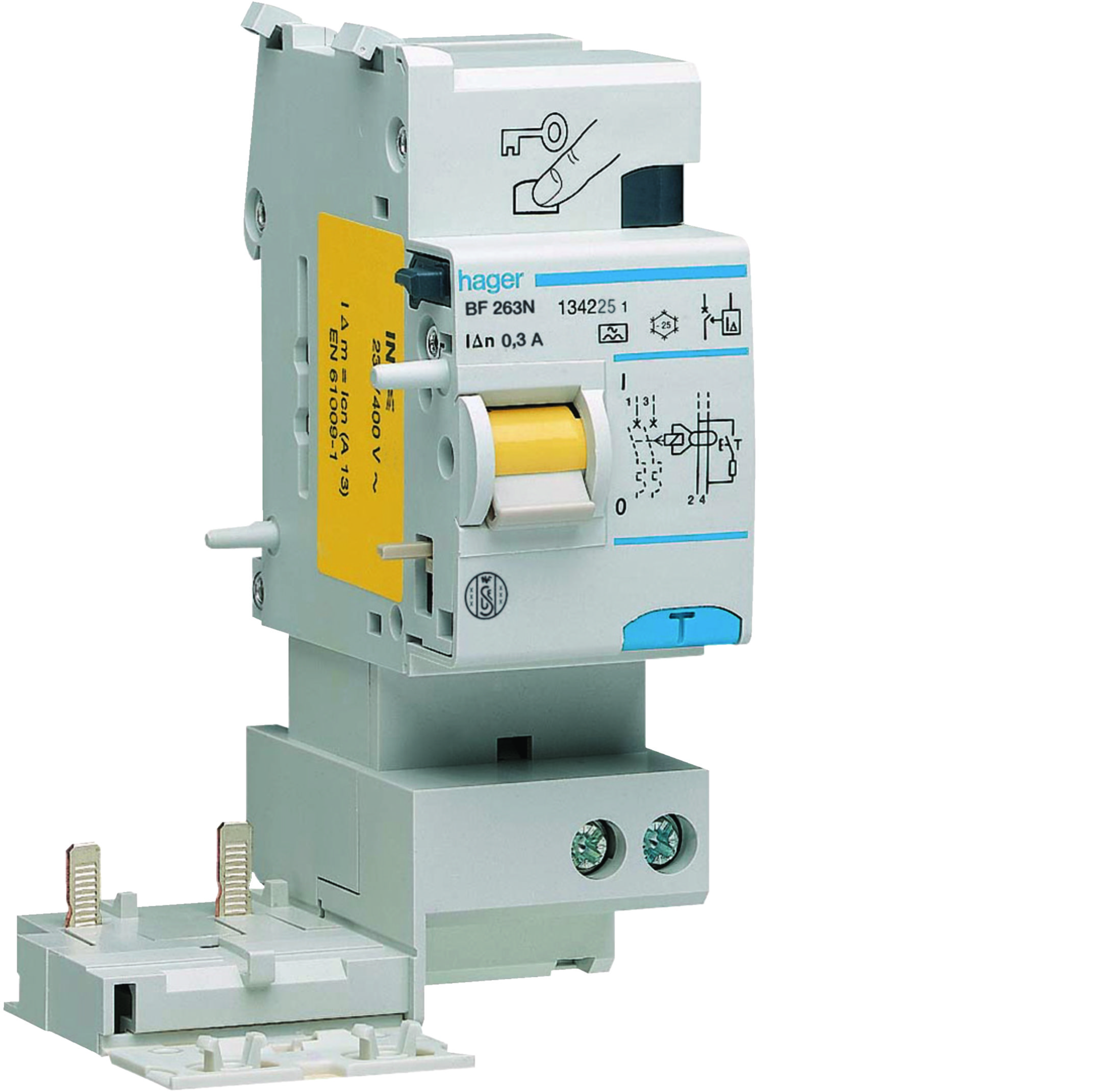 B. DIFF. 2P 300MA 63A A 2M