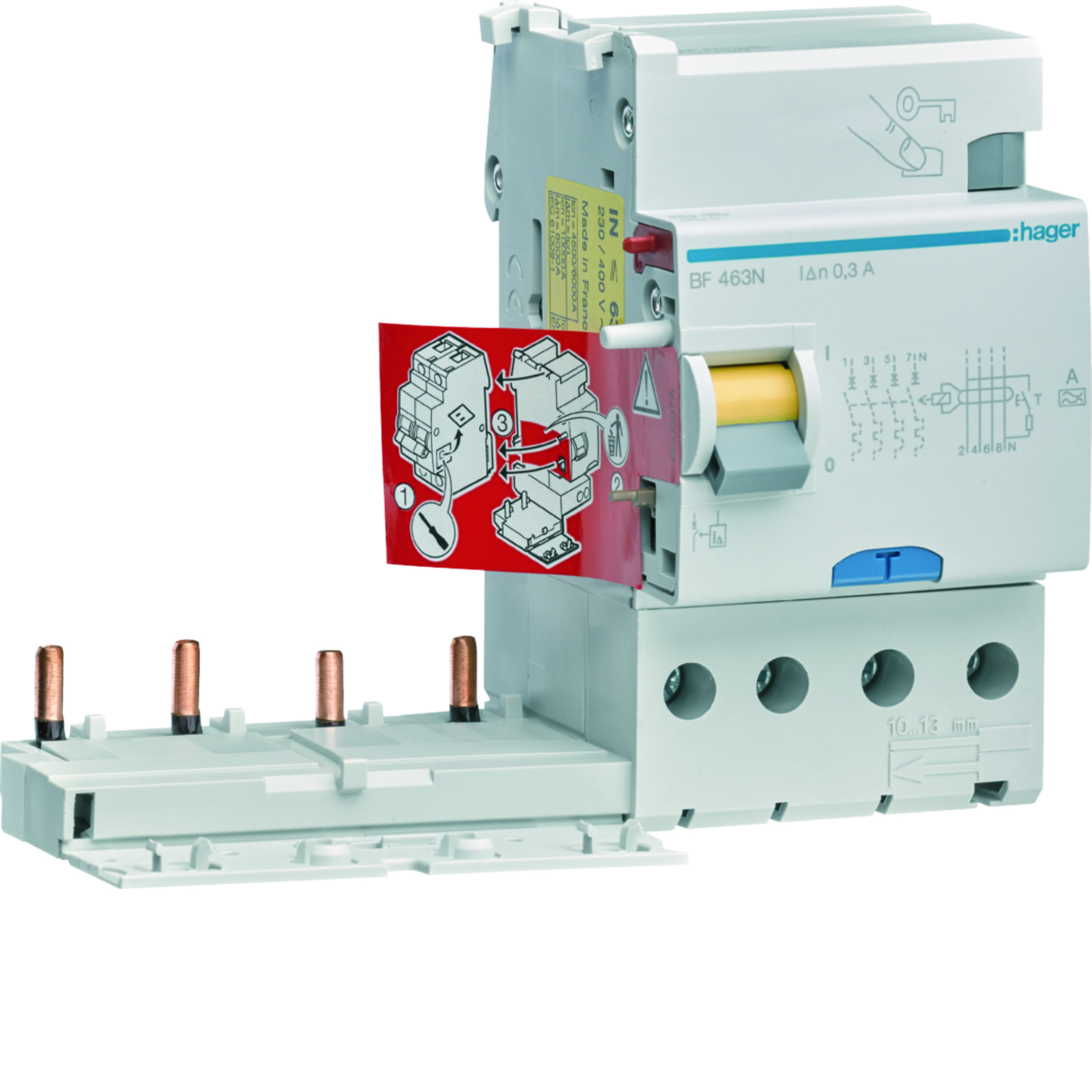 B. DIFF. 4P 300MA 63A A 3M