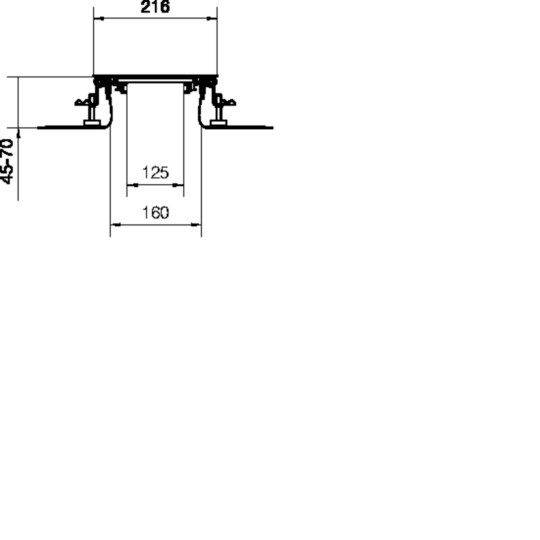 BKF200045 - tehalit.BK Kanał współpoziomy boczna folia ochronna BKF 200x(45-70)mm stal