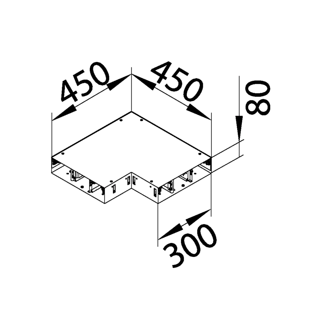 Flachwinkel Für DLP 60/150 RW | 637383 | 3245066373836