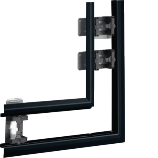 BKIS251305E9011 - Angle Plat p. BKIS 25, acier, noir