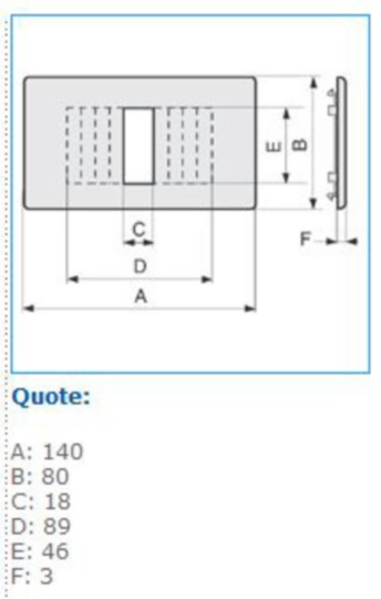 B02293 - Centralina 5 moduli per interruttori modulari linea TA-N bianco CMA-5N W