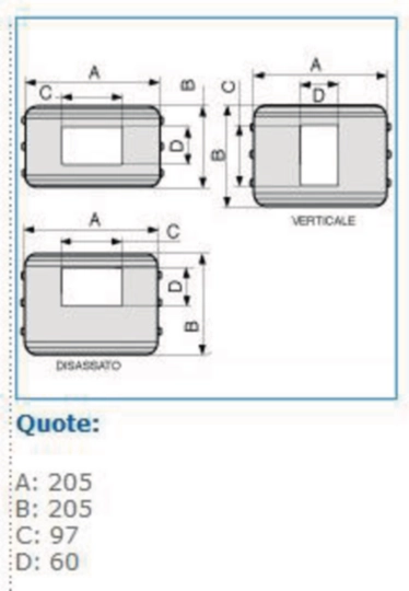 B02322 - Coperchio di protezione 3 moduli per canale TA-N bianco CSA-3N 200 W
