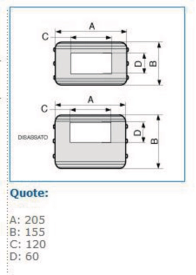 B02332 - Coperchio di protezione 4 moduli per canale TA-N bianco CSA-4N 150 W