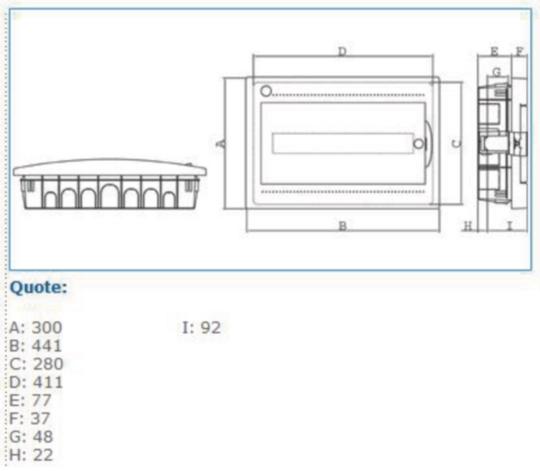 B04103 - Centralino 18 moduli con portella fumè Pablo IP40 Incasso bianco IP40 INC 18 W