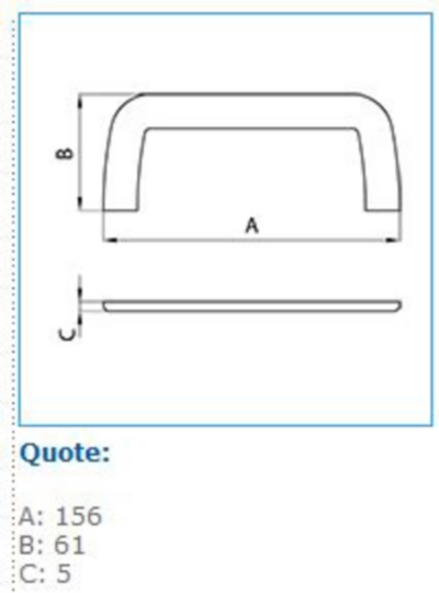 B06464 - Raccordo muro per canale ALU-B alluminio opaco RM-ALU 120x40 AO