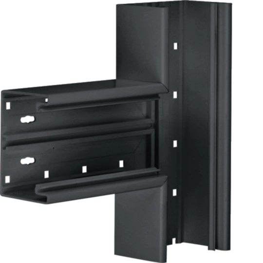 BR6510089011 - T-Stück aus Grundprofil zu BR 68x100mm Oberteil 80mm in graphitschwarz