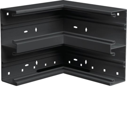 BR652104D9011 - Inneneck aus Grundprofil zu BR 68x210mm Oberteil 2x80mm in graphitschwarz