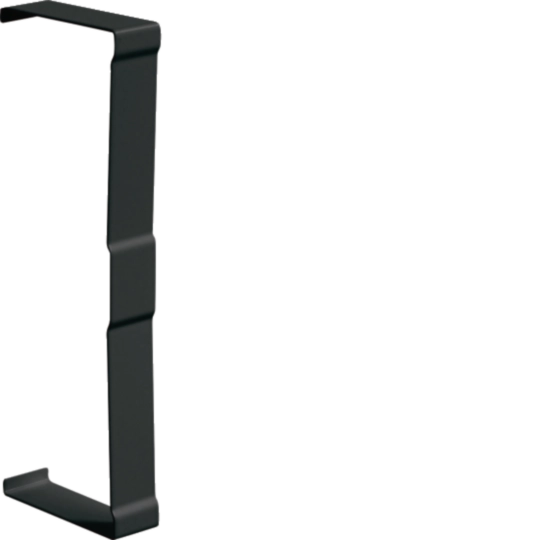 BR652107D9011 - Schnittkaschierung zu BR/H/N/A/S 68x210mm OT 2x80mm aus Stahlbl. graphitschwarz