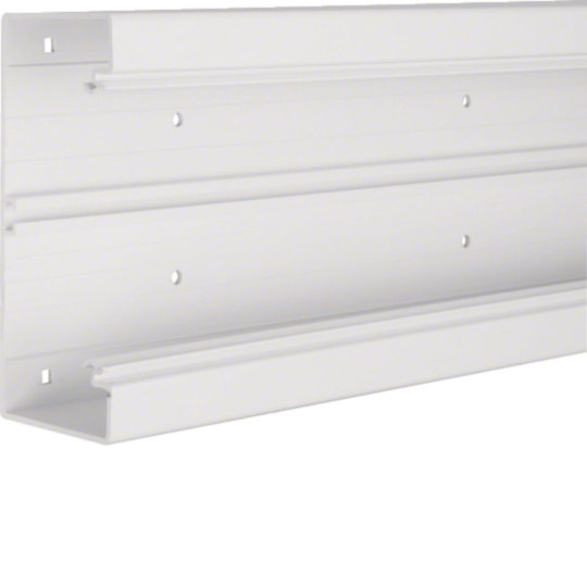 BR7017019010 - Brüstungskanal-Unterteil C-Profil Geräteeinbau BR 70x170mm aus PVC in reinweiß