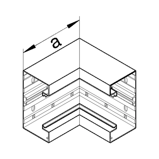 BRA651704BELN - Inneneck aus Grundprofil zu BRA 68x170mm Oberteil 120mm aus alu natureloxiert