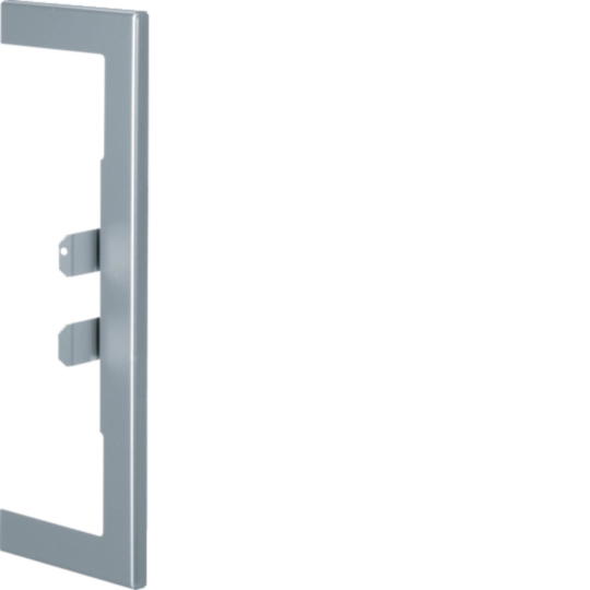 BRA65210WBLAN - Wandanschlussblende zu BRA 68x210mm Oberteil 120mm aus Stahlblech lackiert alu