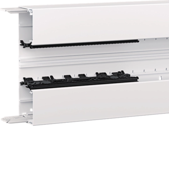 BRN6521019016 - Brüstungskanal-Unterteil BRN, 68x210x2000mm, Oberteil 80mm, Verkehrsweiß