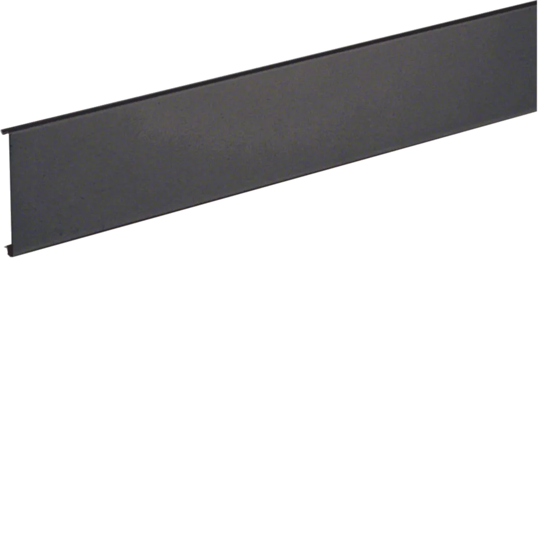 BRS08029011 - Couvercle de goulotte pour BRS avec largeur 80mm en tôle d&#039;acier noir graphite