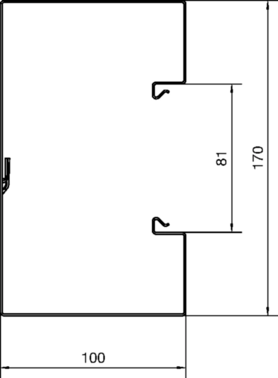 BRS1001701VERZ - tehalit.BRS Podstawa 100x170mm stal ocynk