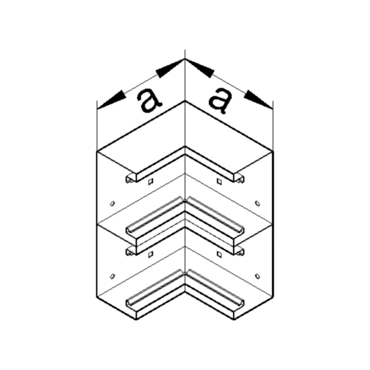 BRS1002104D9016 - Angle intérieur tehalit BRS 100210D, blanc trafic