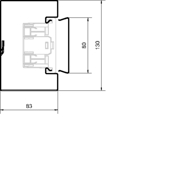BRS851301VERZ - tehalit.BRS Podstawa 85x130mm stal ocynk