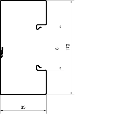 BRS851701VERZ - tehalit.BRS Podstawa 85x170mm stal ocynk
