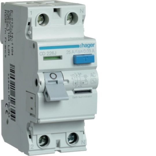 CD226J - RCCB 2P 25A 30mA AC Class