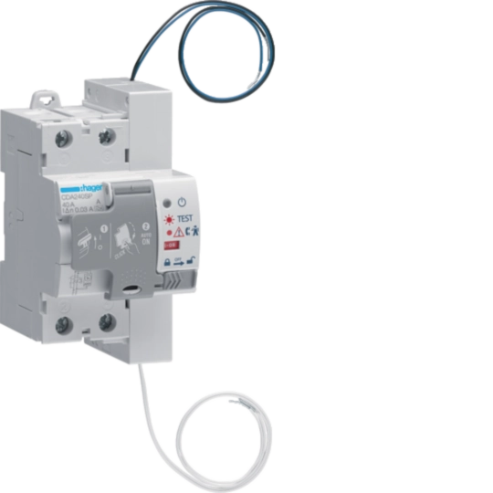 CDA240SP - Int. Diff. Puro Con Riarmo Automatico (Srd) 2 Poli 40 A 30 mA Tipo A 3 M. Din
