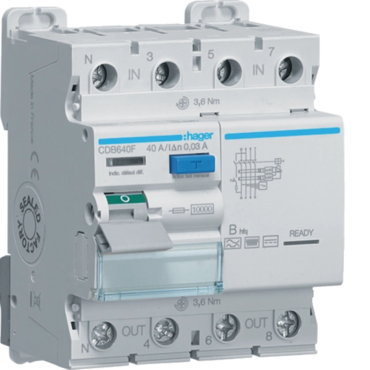 Image CDB640F | Hager France