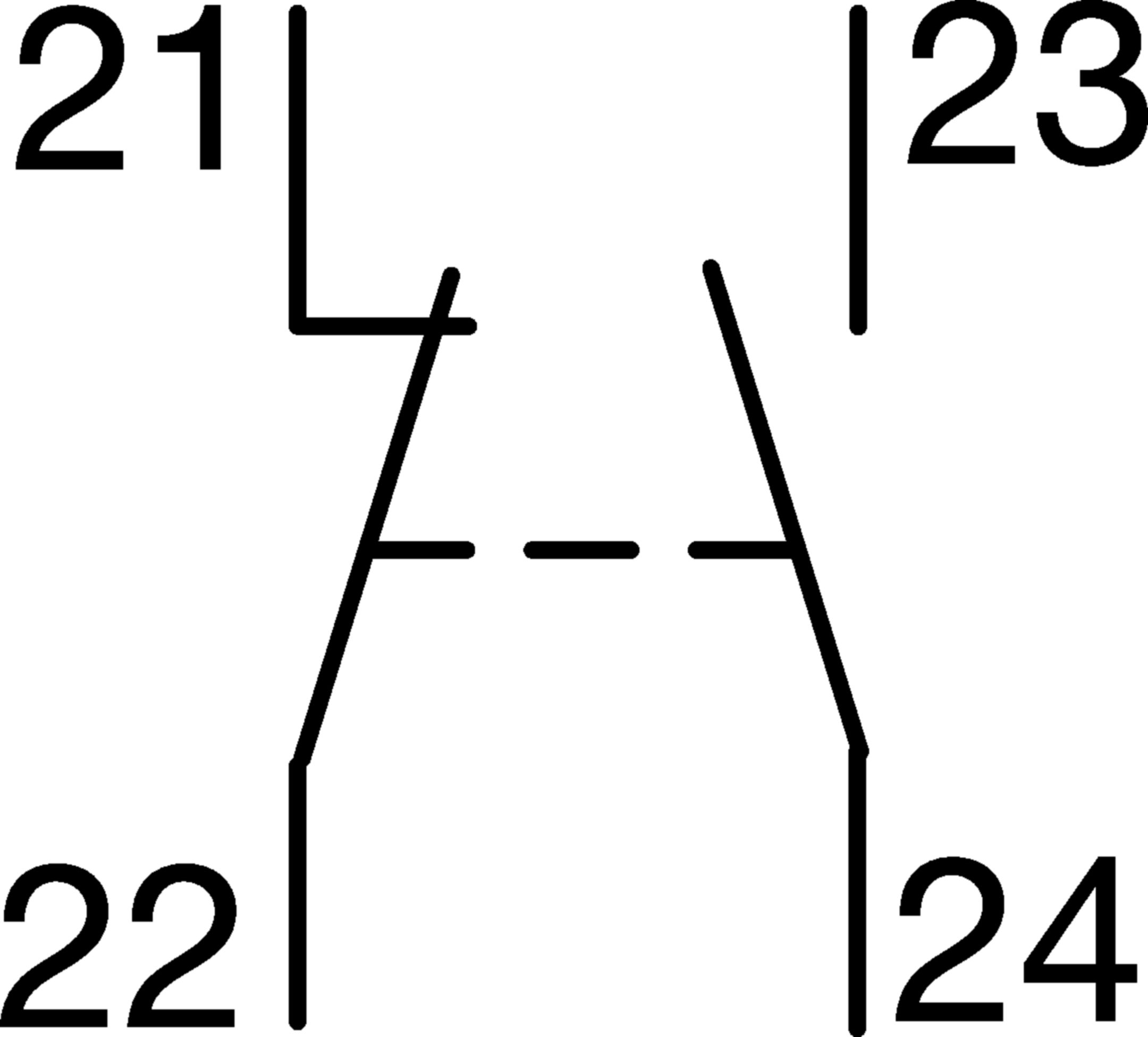 CONT. AUX. 1NA + 1NC PER RELE' P-P 1M