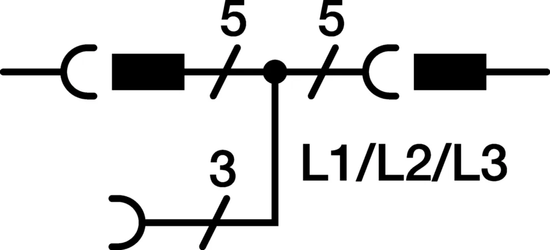 G4700 - Abzweig Wago Stecksystem 5-polig auf 3-polig mit Phasenwahl