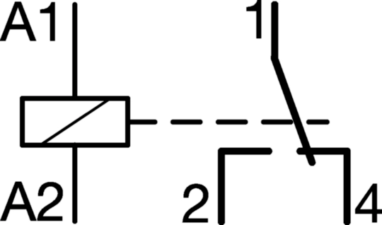 EN145 - Interfejs relej, 1 preklopni kontakt 12/24V