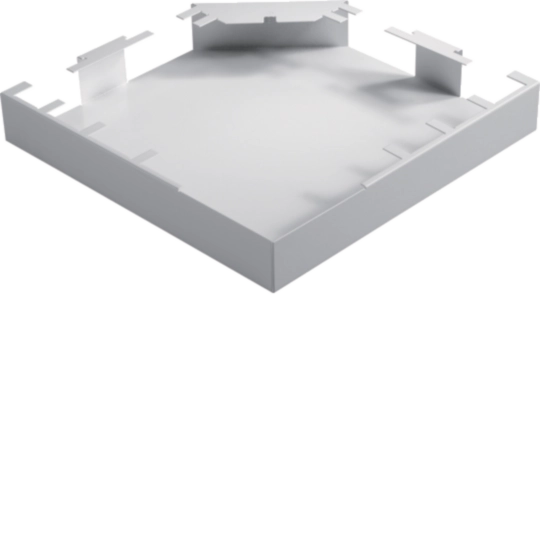 DABA5008059010 - Flachwinkel schnittkaschierend aus Stahlblech zu DABA 50x80mm reinweiß