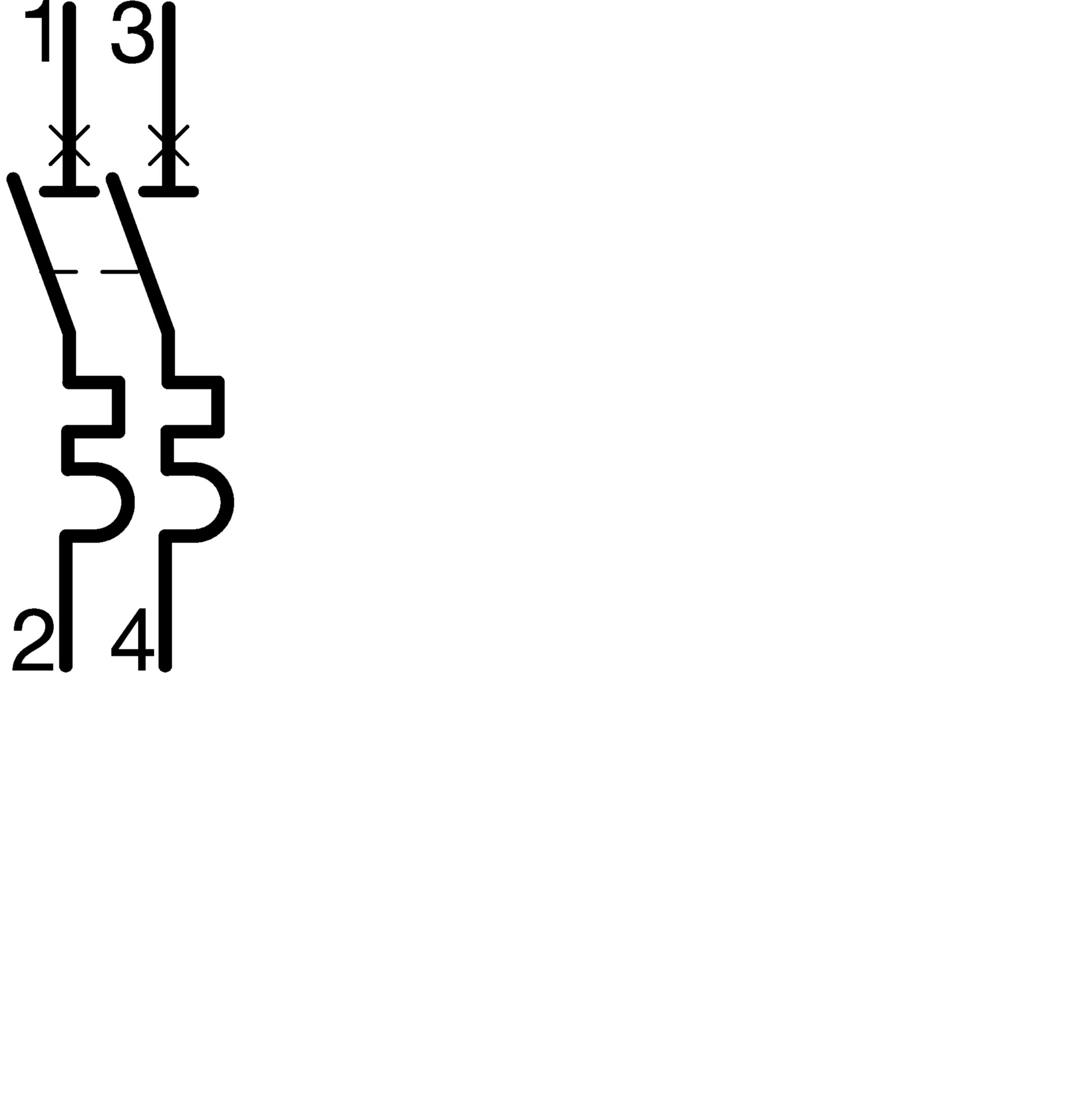INTERRUTTORE AUTOMATICO 2P 40A 20KA C 2
